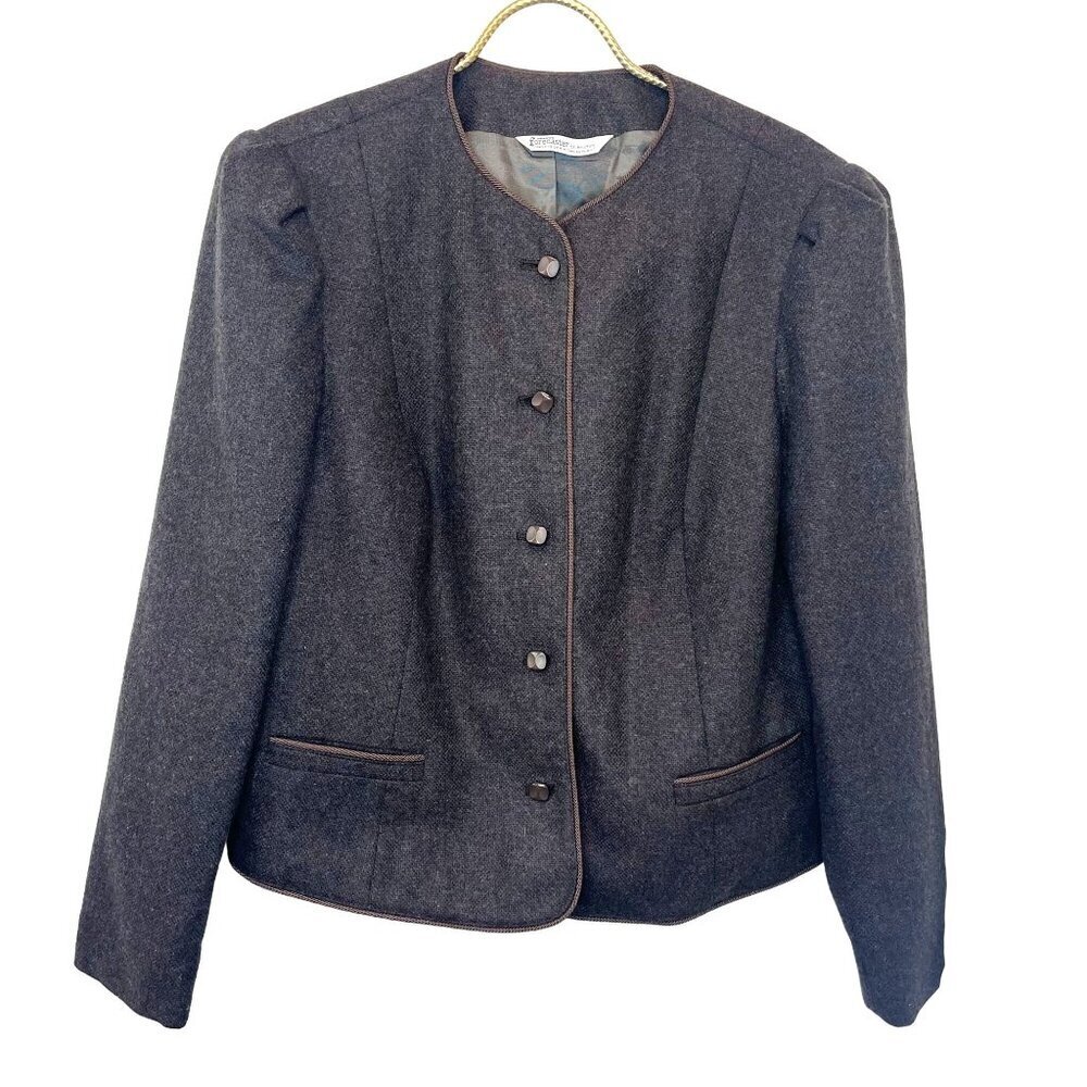 Forecaster of Boston Wool Blend Coat Short Pea Coat Ladies Size Small/MED